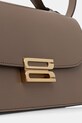 Victoria Beckham torebka crossbody damska skórzana Dorian brązowy B126AAC007425A