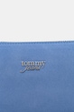 Tommy Jeans torebka damska z imitacji zamszu niebieski AW0AW18454
