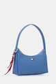 Tommy Jeans torebka damska z imitacji skóry AW0AW18458 niebieski SS26