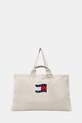 Tommy Jeans torebka tote damska beżowy AW0AW18466