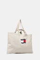 Tommy Jeans torebka tote damska AW0AW18466 beżowy SS26