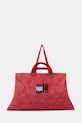 Tommy Jeans kabelka typu tote dámska červená AW0AW18466