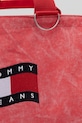Tommy Jeans kabelka typu tote dámska červená AW0AW18466