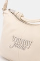 Tommy Jeans Μικρή τσάντα Γυναικεία από απομίμηση δέρματος μπεζ AW0AW18468