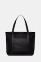 Maison Kitsuné torebka tote damska bawełniana czarny QU05106WB0026