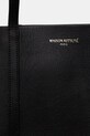 Maison Kitsuné torebka tote damska skórzana czarny QU05101LC0045