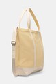 Maison Kitsuné Handwriting torebka tote damska bawełniana QU05105WB0050 żółty SS26