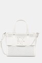 Kabelka Armani Exchange jednofarebný biela XW000392.AF22626