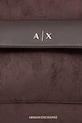 Accessori Armani Exchange borsa shopper da donna in imitazione di scamoscio XW001542.AF22630 marrone