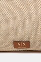 Armani Exchange geantă shopper pentru femei împletită bej XW002603.AF22683