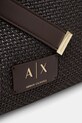 Armani Exchange geantă shopper pentru femei împletită maro XW002603.AF22683