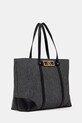 Armani Exchange geantă shopper pentru femei, cu imitație de piele XW002608.AF22685 negru SS26