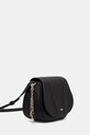 BOSS crossbody kabelka dámska z imitácie kože SALLEY SADDLE 50563316 čierna SS26