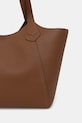 Akcesoria BOSS torebka damska skórzana Lenah New Tote 50563395 brązowy