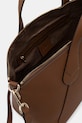 BOSS tote γυναικεία από απομίμηση δέρματος Lenah Zip Tote M 50563396 καφέ