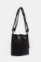 HUGO torbica - vreča ženska iz umetnega usnja Ilary_Drawstring 50562975 črna SS26