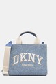 Dkny torebka aplikacja niebieski R61ALC80