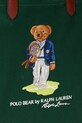 Polo Ralph Lauren CANVAS-SHOPPER-TTE-MED torebka shopper damska bawełniana 405P13610001 zielony