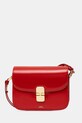 A.P.C. Sac Grace Small torebka damska skórzana czerwony PXCBT.F61413