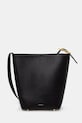 Anine Bing ELLY BUCKET BAG GRAINED LEATHER - BLACK torebka damska skórzana czarny A.13.12178.BLK1