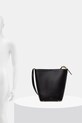 Anine Bing ELLY BUCKET BAG GRAINED LEATHER - BLACK torebka damska skórzana A.13.12178.BLK1