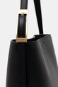 Anine Bing ELLY BUCKET BAG GRAINED LEATHER - BLACK torebka damska skórzana czarny A.13.12178.BLK1