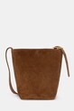 Anine Bing ELLY MEDIUM BUCKET BAG SUEDE - TOBACCO torebka damska zamszowa brązowy A.13.12209.BWN02