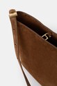 Anine Bing ELLY MEDIUM BUCKET BAG SUEDE - TOBACCO torebka damska zamszowa A.13.12209.BWN02 brązowy