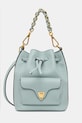 Coccinelle torebka skórzana skóra licowa turkusowy E1.TFK.23.03.01