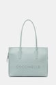 Шкіряна сумочка Coccinelle лицьова шкіра бірюзовий E1.UAK.11.02.01