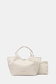 Τσάντα Lola Casademunt απομίμηση λείου δέρματος μπεζ LS2604021