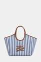 Karl Lagerfeld torebka tote damska K/AUTOGRAPH niebieski B2W46074