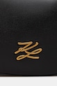 Karl Lagerfeld torebka rogal damska skórzana K/AUTOGRAPH czarny B2W30236