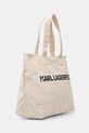 Karl Lagerfeld torebka tote damska bawełniana K/ESSENTIAL B2W50099 beżowy SS26