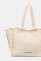 Akcesoria Karl Lagerfeld torebka tote damska bawełniana K/RSG B2W50021 beżowy