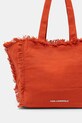 Akcesoria Karl Lagerfeld torebka tote damska bawełniana K/RSG B2W50021 pomarańczowy