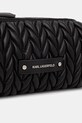 Karl Lagerfeld torebka damska z imitacji skóry K/WEAVE czarny B2W30279