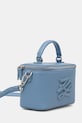 Karl Lagerfeld kufříková kabelka dámská kožená K/AUTOGRAPH B2W30054 modrá SS26