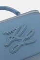 Karl Lagerfeld kufříková kabelka dámská kožená K/AUTOGRAPH modrá B2W30054