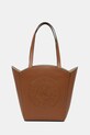 Karl Lagerfeld Torebka shopper damska skórzana K/CIRCLE brązowy B2W30013