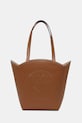 Karl Lagerfeld Torebka shopper damska skórzana K/CIRCLE brązowy B2W30013