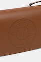 Karl Lagerfeld μικρή παιδική δερμάτινη τσάντα K/CIRCLE καφέ B2W30015