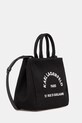 Karl Lagerfeld crossbody kabelka dámská bavlněná K/RSG CONV. B2W50003 černá SS26