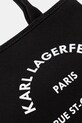 Karl Lagerfeld crossbody kabelka dámská bavlněná K/RSG CONV. B2W50003 černá