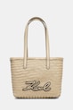 Karl Lagerfeld Сумка tote кожаная для женщин K/SIGNATURE бежевый B2W30206