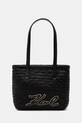 Karl Lagerfeld torebka tote damska skórzana K/SIGNATURE czarny B2W30206
