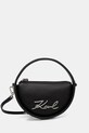 Karl Lagerfeld torebka crossbody damska skórzana K/SIGNATURE czarny B2W30277