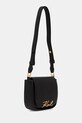 Karl Lagerfeld kabelka přes rameno dámská z imitace kůže K/SIGNATURE B2W30006 černá SS26