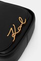 Karl Lagerfeld kabelka přes rameno dámská z imitace kůže K/SIGNATURE černá B2W30006