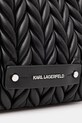 Karl Lagerfeld torebka damska z imitacji skóry K/WEAVE czarny B2W30035